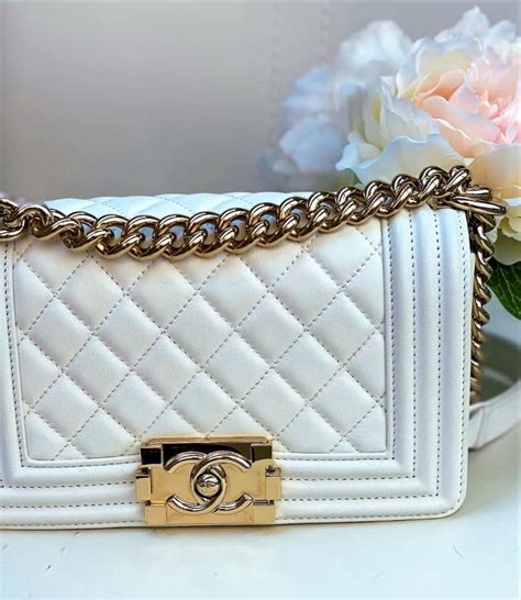 chanel boy bag shiny gold|Chanel boy bag gold chain.